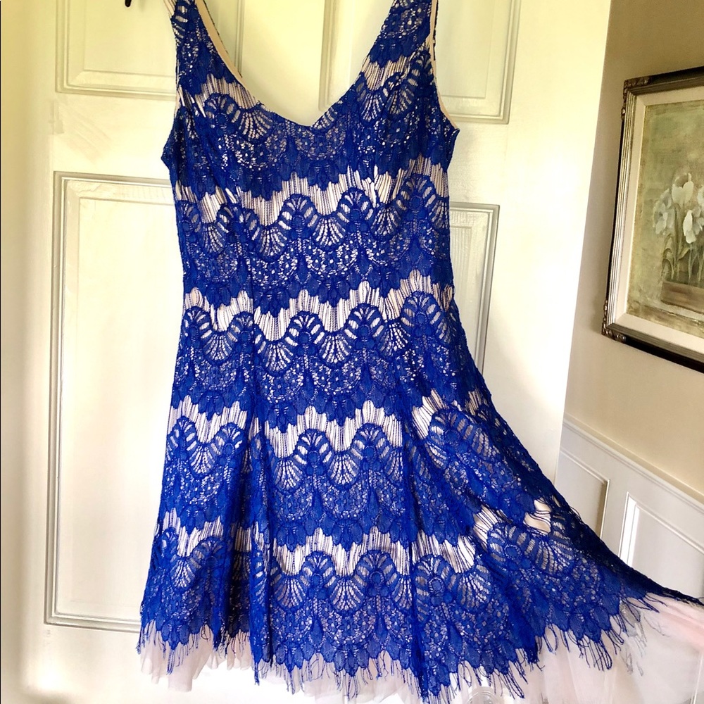 Beautiful blue cocktail dress